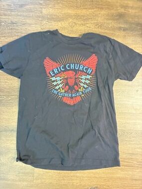 Eric Church Black Short-Sleeve Graphic Tee
